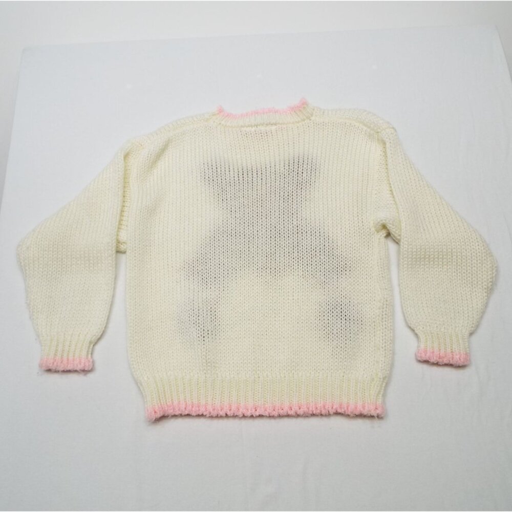 Vintage Far & Near Teddy Bear Sweater Size Large Made in Korea - Picture 2 of 10